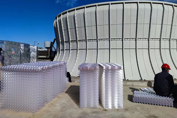 Prefabricated Fill Modules Delivery for Large Circular Cooling Tower